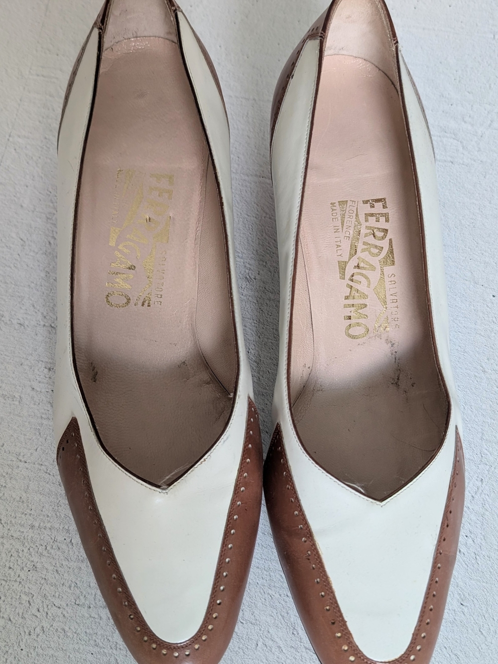 Salvatore Ferragamo Womens Leather Heels | Made In Italy| Size 9